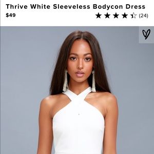 BNWT Lulu’s Sleeveless Body Con Dress Size L